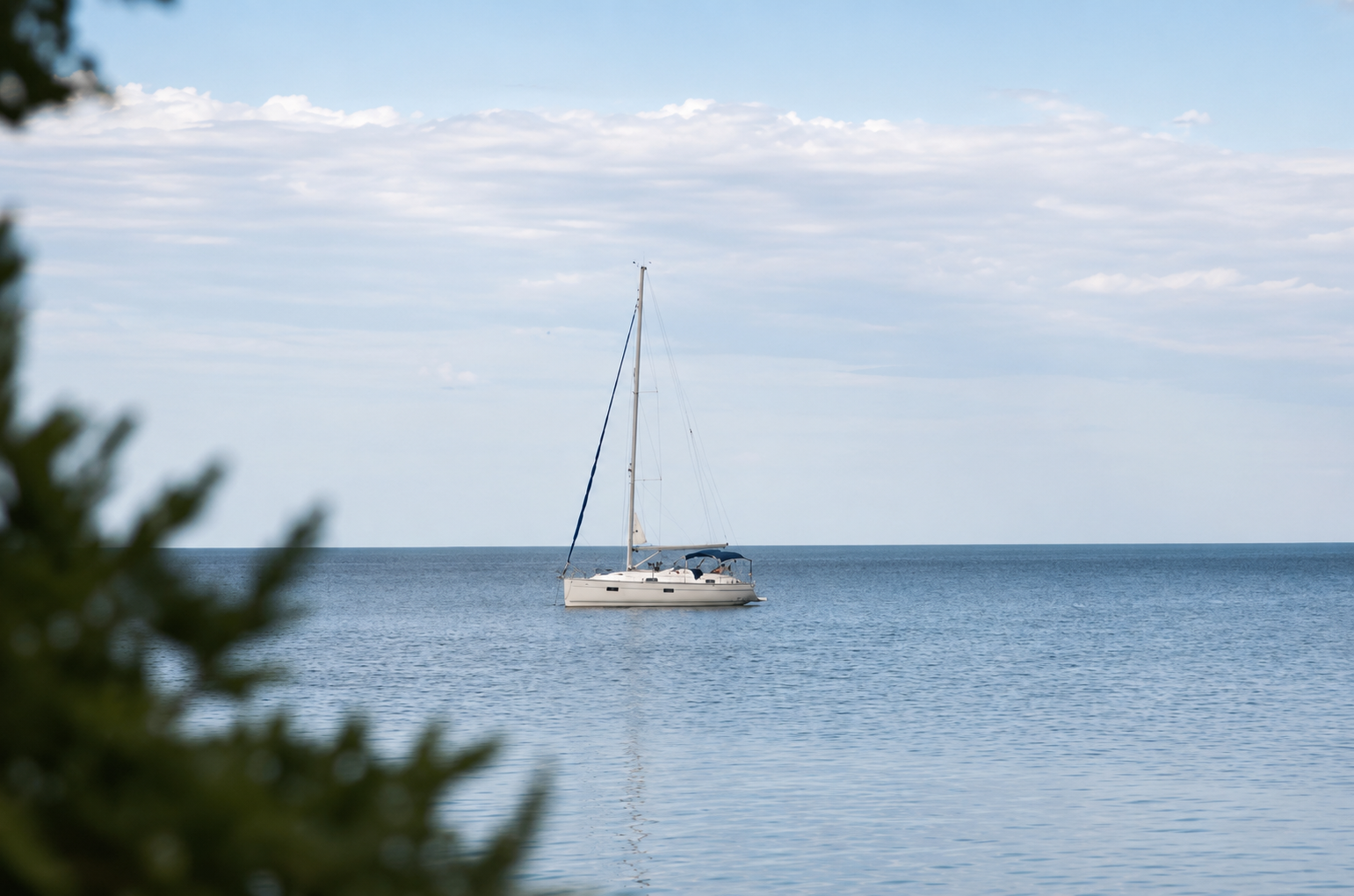 Sweetwater at anchor, Prince Edward County